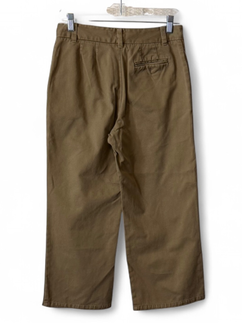 Vintage Y2K Gap Khakis Wide Leg Cropped Chino Pants, Women's Size 4 - Picture 4 of 12